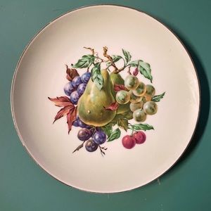 Viletta vintage fruit plate